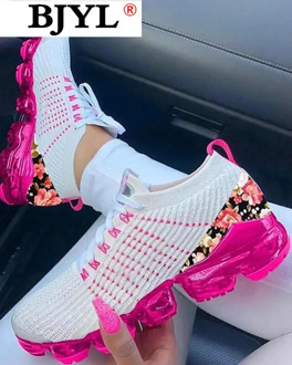 2020 Women Casual Shoes Fashion Breathable Mesh Walking Vulcanized Shoes Woman White Sneakers Women Tenis Feminino Zapatos Mujer