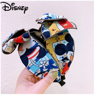 2020 Women Fashion Headbands Cute Cartoon Baby Girls Headwear Double BowKnot Cross Headwrap Wide Plastic Hair Hoop Accessories