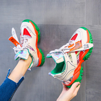 2020 Women Shoes New Lace-Up Sneakers for Women Vulcanize Shoes Casual Fashion Classic Shoes Platform Sneakers Zapatillas Hombre