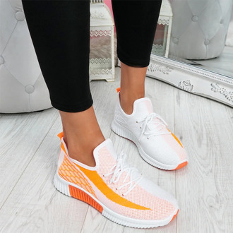2020 Women Vulcanized Woman Mesh Sneakers Female Lace Up Shoes Women's Round Toe Low Heels Ladies Comfortable Casual Footwear