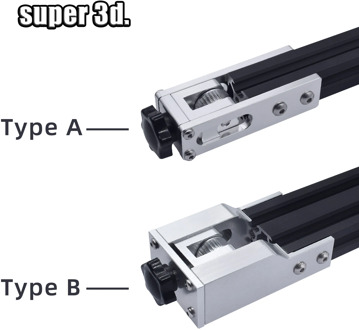 2020 X axis V-Slot 2040 Y axis timing belt Stretch Straighten tensioner For Creality Ender 3 CR-10 10S tronxy 3d printer Parts