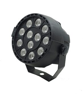2020LED Platte Par 12X3W Rgbw Verlichting Professionele Led Podium Verlichting Effect DMX512 Master-Slave Dj Disco party lamp / eu stekker
