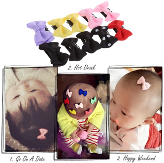 2020NEW 10Pcs/lot Sewing Solid Dot Infant Baby Ribbon Bow Hair Clip Boutique Hairpins For Children Girls Kids Hair Accessories