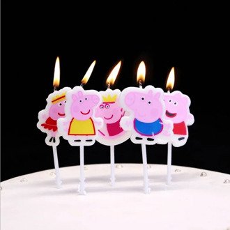 2020New Cakelove Peppa Pig Cake Candle Birthday Party Supplies Cake Topper Birthday Cake Numbers Age Candle Party Decorations