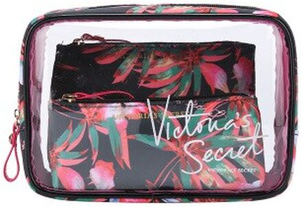 2020The Draagbare Pvc Cosmetische Zak 3 Stuk Set Outdoor Reistas Cosmetische Tas Mode Transparante Storagwaterproof Waszak 1