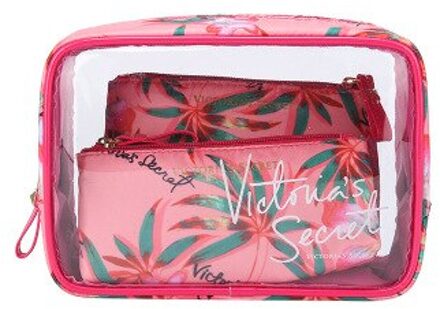 2020The Draagbare Pvc Cosmetische Zak 3 Stuk Set Outdoor Reistas Cosmetische Tas Mode Transparante Storagwaterproof Waszak 4