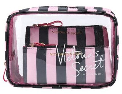 2020The Draagbare Pvc Cosmetische Zak 3 Stuk Set Outdoor Reistas Cosmetische Tas Mode Transparante Storagwaterproof Waszak