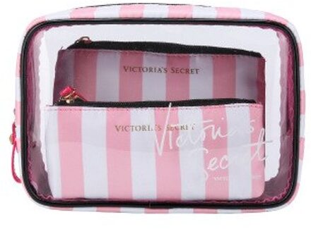 2020The Draagbare Pvc Cosmetische Zak 3 Stuk Set Outdoor Reistas Cosmetische Tas Mode Transparante Storagwaterproof Waszak