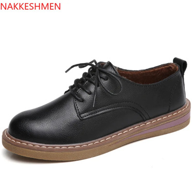 2021 British wind small leather shoes school girls' college wind casual shoes black flat-bottomed with the new women's shoes