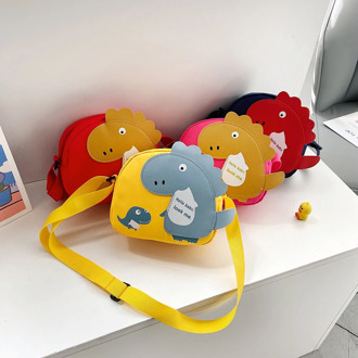 2021 Cartoon Dinosaur Kids Shoulder Bag Nylon Women Girls children Crossbody Bag Cute Parent-child Small Messenger Money Handbag