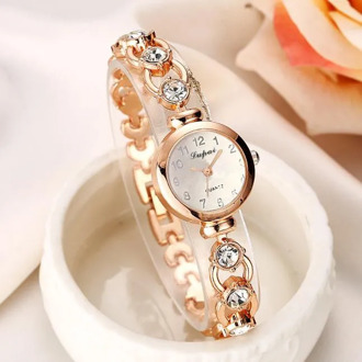 2021 Luxury Brand Rose Gold Watches Women Stainless Steel Bracelet Wrist Watches for Woman Clock Reloj Mujer Relogio Feminino