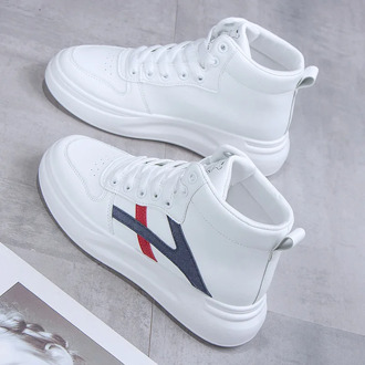 2021 luxury designer autumn and winter hot sale ins high top white shoes women fashion lace-up street casual sports shoes