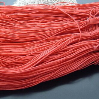 (20213)50 Meter Dikte: 1Mm Elastisch Touw Draad Voor Armband Kralen Maken Sieraden Accessoires Bevindingen rood