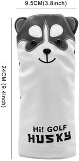 2021Husky Golf Headcovers Leather Cover Voor Driver, Fairway Woods En Creatieve Hybride Golf Club Protectors Cover UT