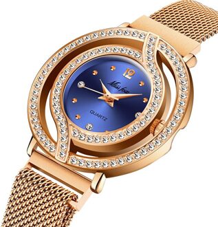 2021New Mode Luxe Diamanten Ingelegde Waterdichte Milan Magnetische Dames Horloge Is Cadeau Voor Vriendin Valentijnsdag Verjaardag