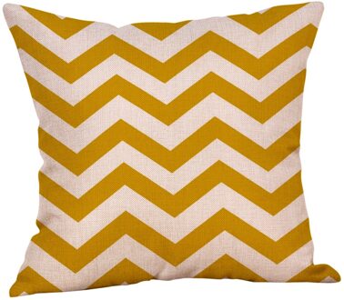 2021New Zachte Mosterd Kussensloop Geel Geometrische Fall Herfst Kussenhoes Decoratieve Sofa Sierkussen Kamer Kussensloop Decor