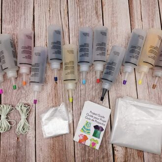 2021top Home Decor 8 Flessen Kit Muti-Kleur Kleurstoffen Permanente Verf Voor Diy Arts Kleding Stof Товары Для Дома