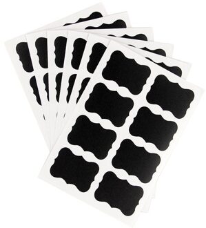 2021top Home Decor Goed Gemaakt Schoolbord Sticker Craft Keuken Snoeppot Organizer Labels 48 Stks/set Домашний Декор