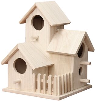 2021top Home Decor Nest Dox Nest Huis Vogelhuisje Vogelhuisje Doos Vogel Houten Box Товары Для Дома