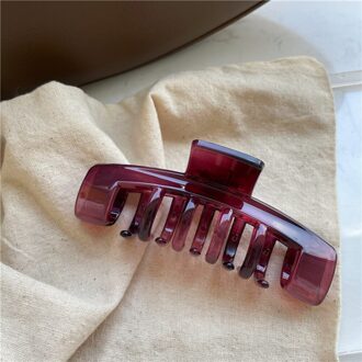 2022 Retro Lente Zomer Candy Kleur Acryl Geometrische Effen Kleur Clip Haarspeld Meisje Commuter Haar Accessoires 5