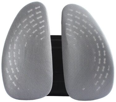 2022 Zomer Auto Met Comfortabel En Ademend Ergonomische Rugleuning Auto Dubbele Back Pad grijs