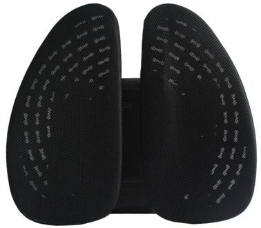 2022 Zomer Auto Met Comfortabel En Ademend Ergonomische Rugleuning Auto Dubbele Back Pad zwart