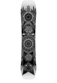 2024 All-Mountain Snowboard 156W Zwart dessin