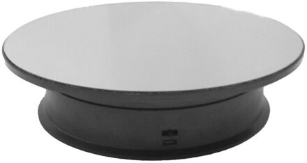 205 Gemotoriseerde Roterende Display Stand Sieraden Draaitafel Spiegel Draaitafel Oplaadbare Voor Model Hobby Collectible Product zwart