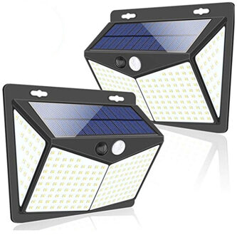 208 LED Outdoor COB 3 Modi Solar Lamp PIR Motion Sensor 4000LM Solar Wandlamp Waterdichte Emergency Tuin Yard Lampen