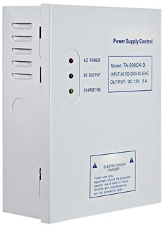 208CK-D Ac 110-240V Dc 12V/5A Deur Toegangscontrole Systeem Switching Supply Power Ups Power supply