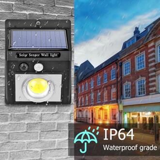208Leds Outdoor Zonne-verlichting 60W Huis Tuin Licht Pir Motion Sensor 3 Modi IP65 Waterdichte Emergency Solar Led wandlamp Lamp 37LED cob