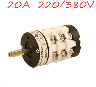 20A 220/380V Tyre changer switch Motor Switch Forward switch Reverse Switch Bead Breaker Machine switch Tire machine Switch