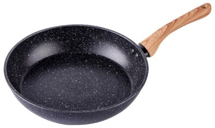 20Cm Aluminium Maifan Stone Non-stick Koekenpan Rookloze Gebakken Ei Pot Inductie Kookplaat Koken Kleine Wok