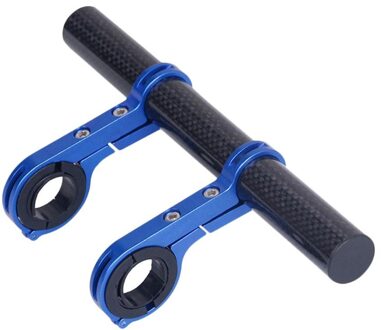 20Cm Fiets Stuur Extender Mountainbike Mtb Stuur Expander Fiets Mount Koplamp Beugel Houder Accessoires Blauw