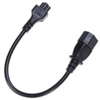 20Cm Iec 320 C14 Stekker Naar C5 Vrouwelijke Adapter Kabel Iec 3 Pin Male Naar C5 Micky, pdu Ups Power Converter Cord