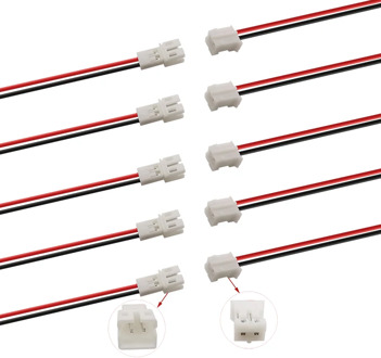 20CM JST PH 2.0 Connector Male Female Plug Jack 2Pin Micro JST Wire Cable JST-PH 2.0mm 2P Male Female Terminals Cable Connectors