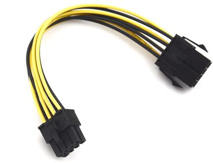 20Cm Man-vrouw 8 Pin Power Extension Computer Videokaart Atx Eps Kabels Connectors