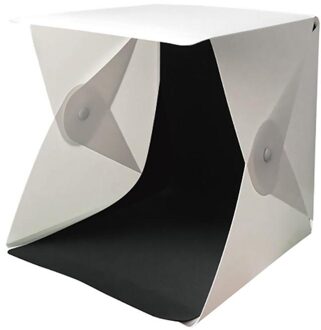 20cm Mini Opvouwbare Draagbare Lightbox Dual LED Bandjes Fotografie Fotostudio Doos Geschikt voor Schieten Speelgoed Mobiele Telefoons