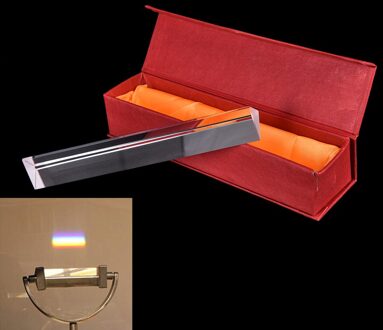20Cm Mini Prism Optical Glass Triple Driehoekig Prisma Refractor Natuurkunde Experiment Kantoor School Briefpapier Leveringen