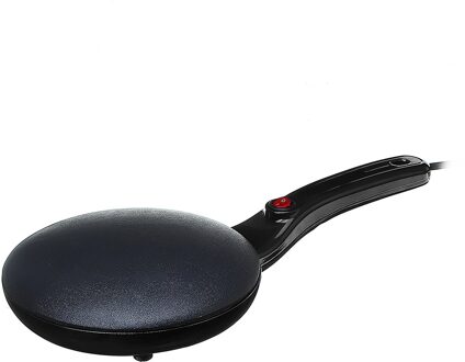 20Cm Non-stick Elektrische Crêpe Pizza Pannenkoek Cake Machine Non-stick Bakplaat Bakken Pan Keuken Koken gereedschap 650W 220-240V zwart