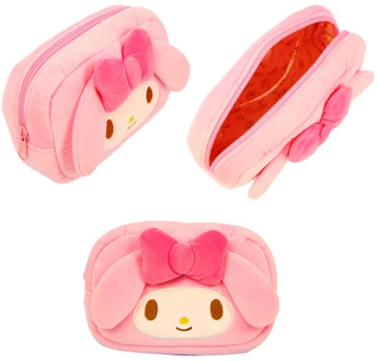 20cm Sanrio Long Bag Plush Toy My Melody Bad Badtz Maru Purse Wallet Toy Cute Student Pen Box Bag Birthday Xtmas Gift for Girls