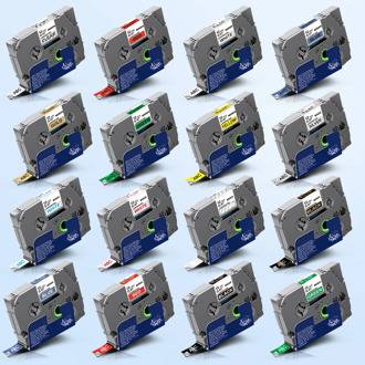 20color 6/9/12mm Tape TZe-231 TZe 231 TZe-221 TZe-211 TZe-131 TZe-431 TZe-531 TZe-631 Label Tape For Brother P touch Label Maker