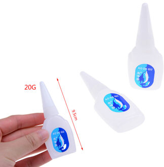 20G Vloeibare Super Lijm 502 Onmiddellijke Sterke Bond Leer Hout Rubber Metaal Glas Cyanoacrylate Lijm Briefpapier Winkel Nail Gel