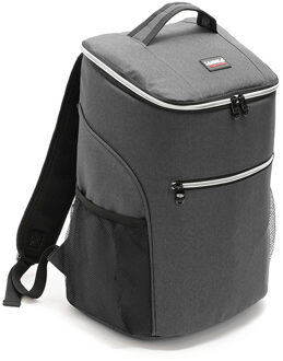 20L Outdoor Geïsoleerde Tas Koeler Lunch Tote Thermische Bento Bag Camping BBQ Picknick Voedsel Versheid Koeler grijs
