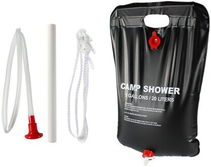 20L Water Douche Bag Camper Accessoires Zonne-energie Draagbare Opvouwbare Verwarmde Outdoor Camping Pvc Waterzak Reizen Caravan Gereedschap