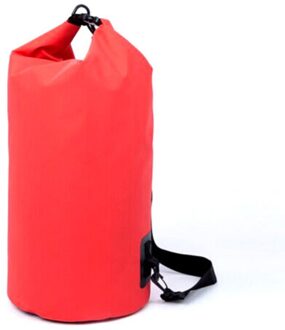 20L Waterdichte Dry Bag Met Schouderband Voor Outdoor (Rood)