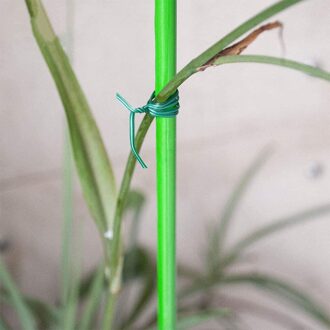 20M/30M/50M Plant Twist Tie Met Cutter Stevige Groene Gecoate Draad Voor Tuinieren Home kantoor Herbruikbare Draad Kabel Met Slicer