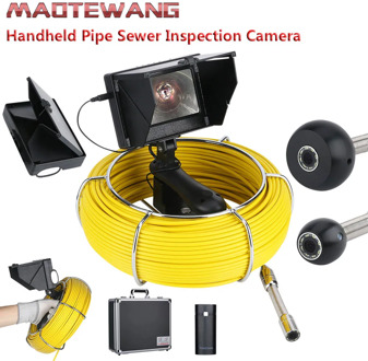 20M 4.3 inch 17mm Handheld Industrial Pipe Sewer Inspection Video Camera IP68 Waterproof Drain Pipe Sewer Inspection Camera Sy