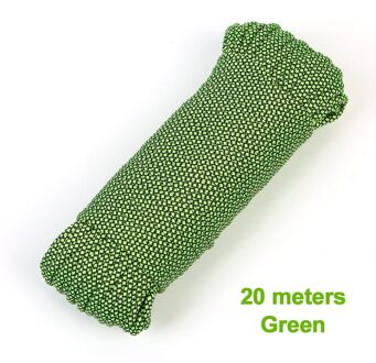 20M 9-Core 180G Paracord Parachute Cord Lanyard Tent Touw Veiligheid Guyline Voor Wandelen Camping Klimmen Mountaintraining Oranje