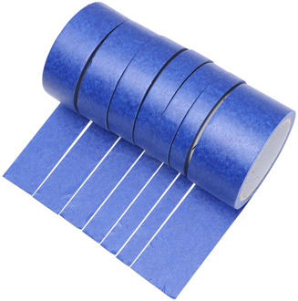 20M Blue Painters Clean Peel Masking Tape 14 sizes Adhesive Painting Paper Painter Decor DIY Craft Brush Paint General Purpose